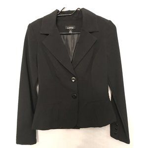 A Byer Single Breasted Black Suit Jacket - M